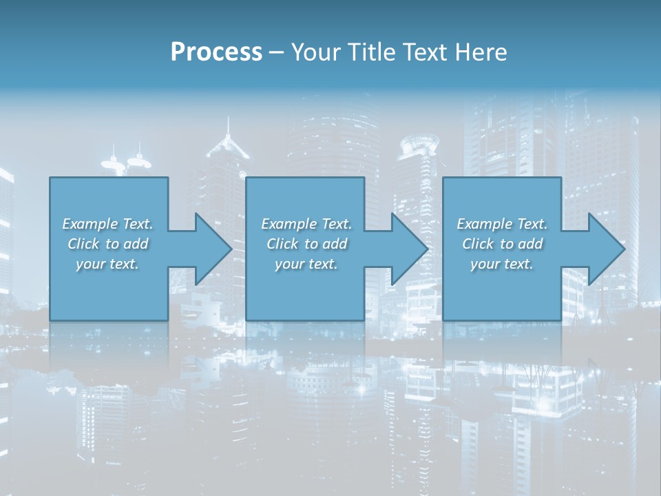 Commercial Waterfront Scenery PowerPoint Template