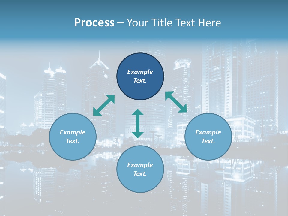Commercial Waterfront Scenery PowerPoint Template