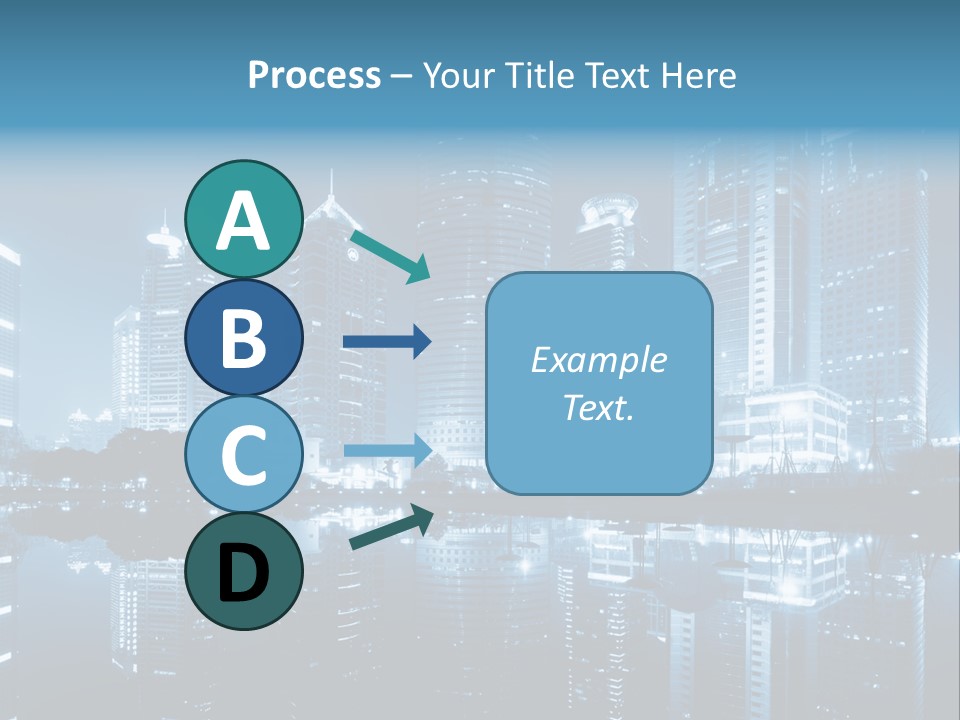 Commercial Waterfront Scenery PowerPoint Template