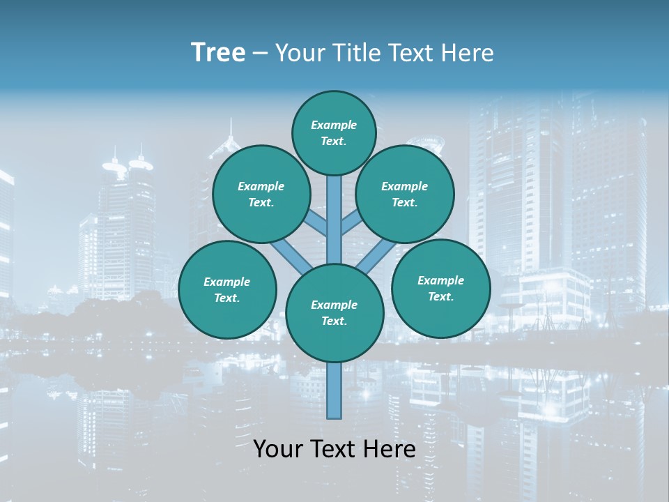 Commercial Waterfront Scenery PowerPoint Template