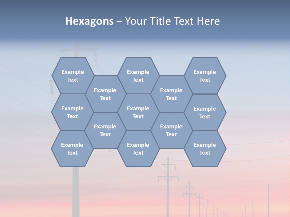 Electricity Electric Morning PowerPoint Template