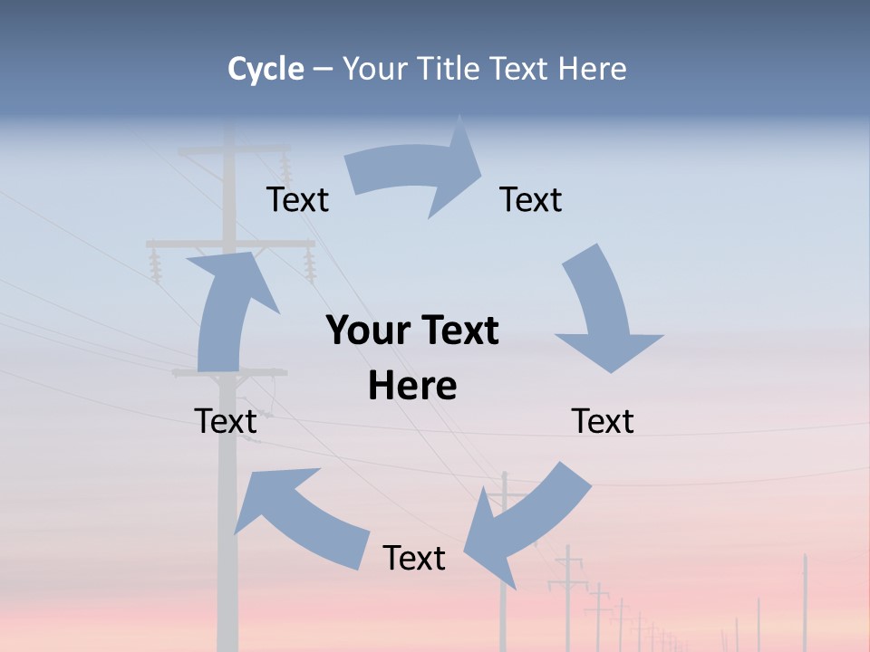 Electricity Electric Morning PowerPoint Template