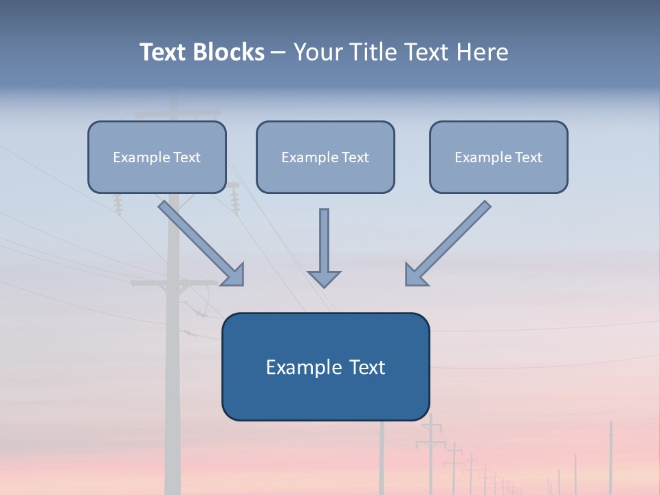 Electricity Electric Morning PowerPoint Template