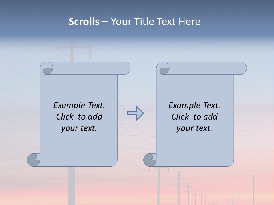 Electricity Electric Morning PowerPoint Template