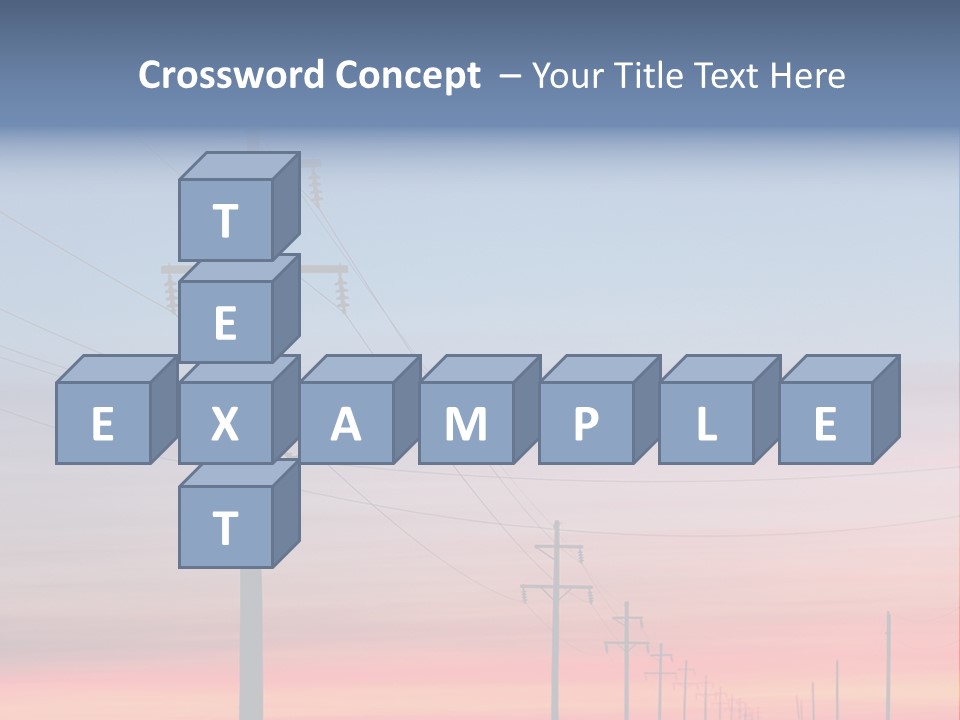 Electricity Electric Morning PowerPoint Template