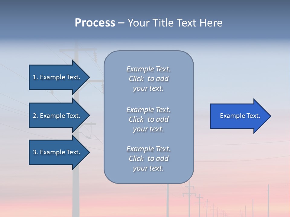 Electricity Electric Morning PowerPoint Template