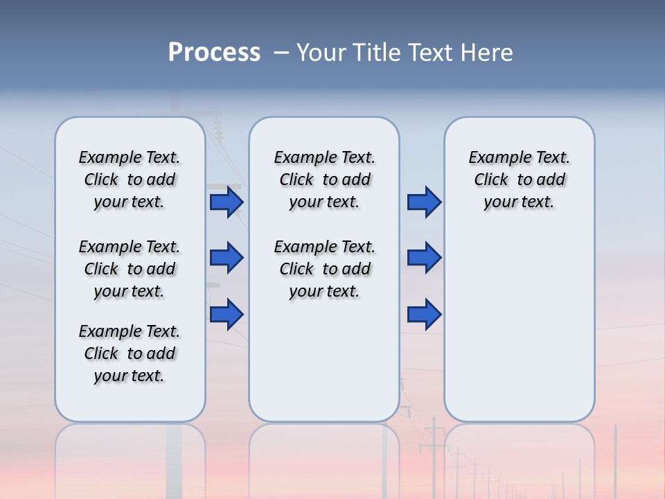 Electricity Electric Morning PowerPoint Template
