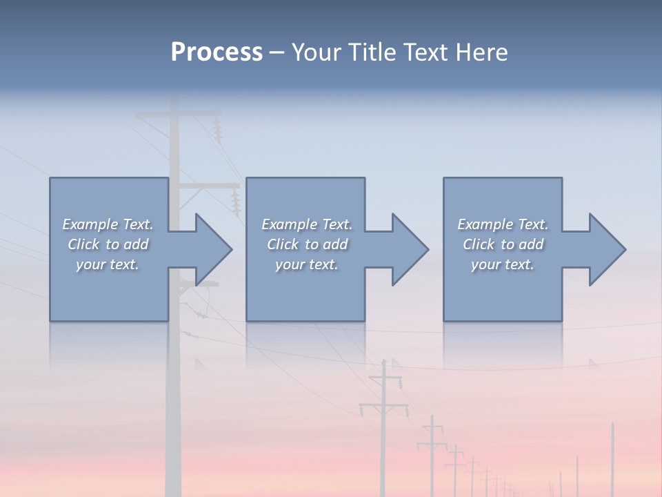 Electricity Electric Morning PowerPoint Template