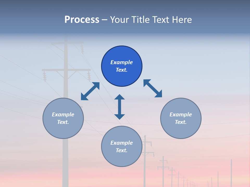 Electricity Electric Morning PowerPoint Template
