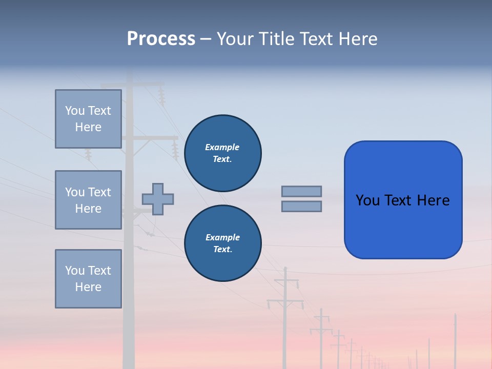 Electricity Electric Morning PowerPoint Template