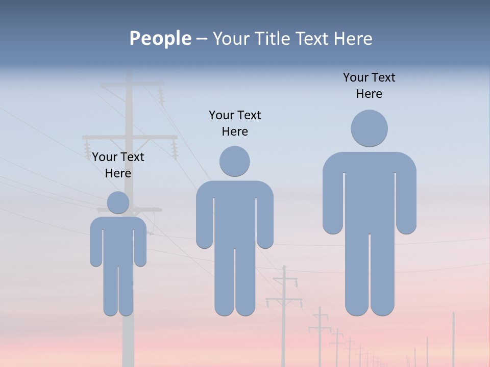 Electricity Electric Morning PowerPoint Template