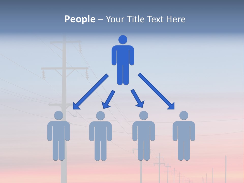 Electricity Electric Morning PowerPoint Template