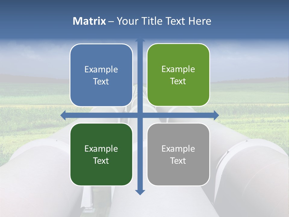 Underground Reliable Conduit PowerPoint Template