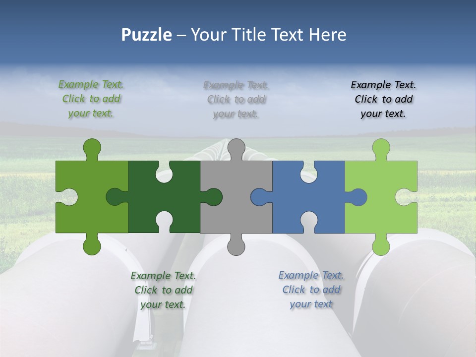 Underground Reliable Conduit PowerPoint Template