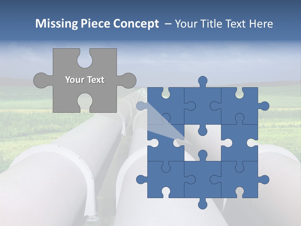 Underground Reliable Conduit PowerPoint Template