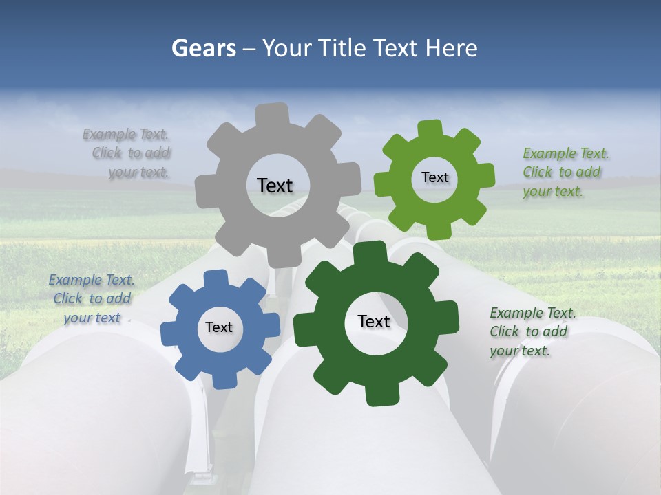 Underground Reliable Conduit PowerPoint Template