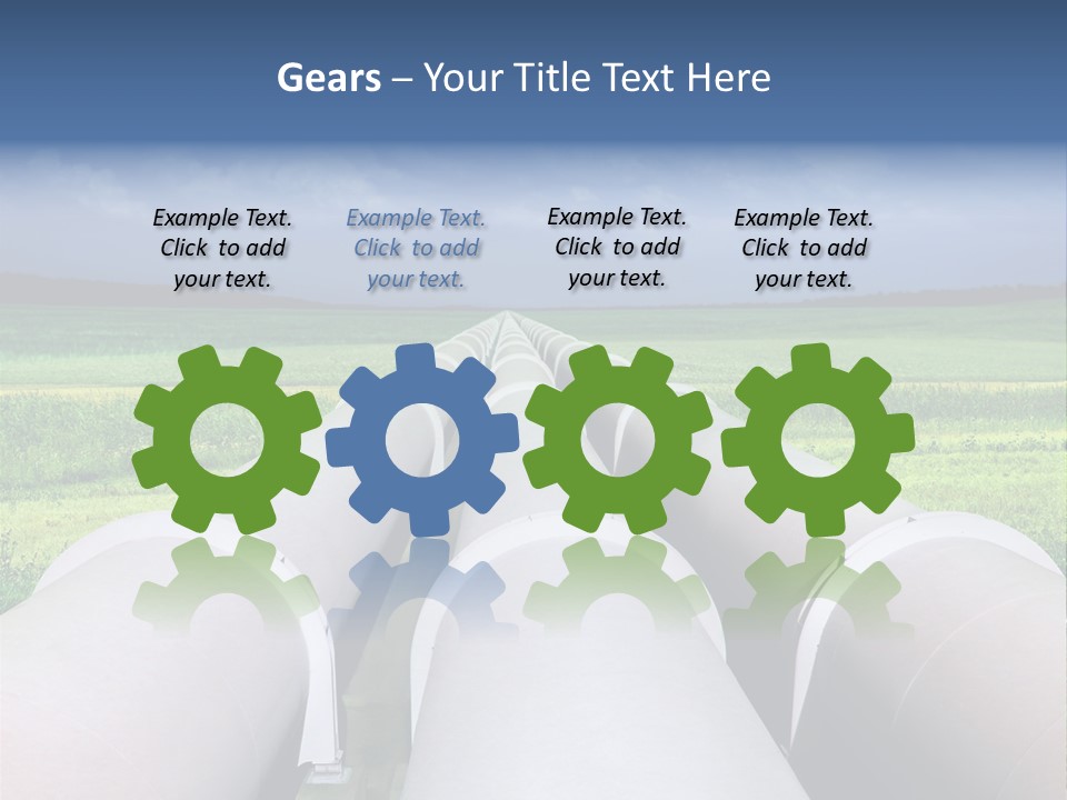 Underground Reliable Conduit PowerPoint Template