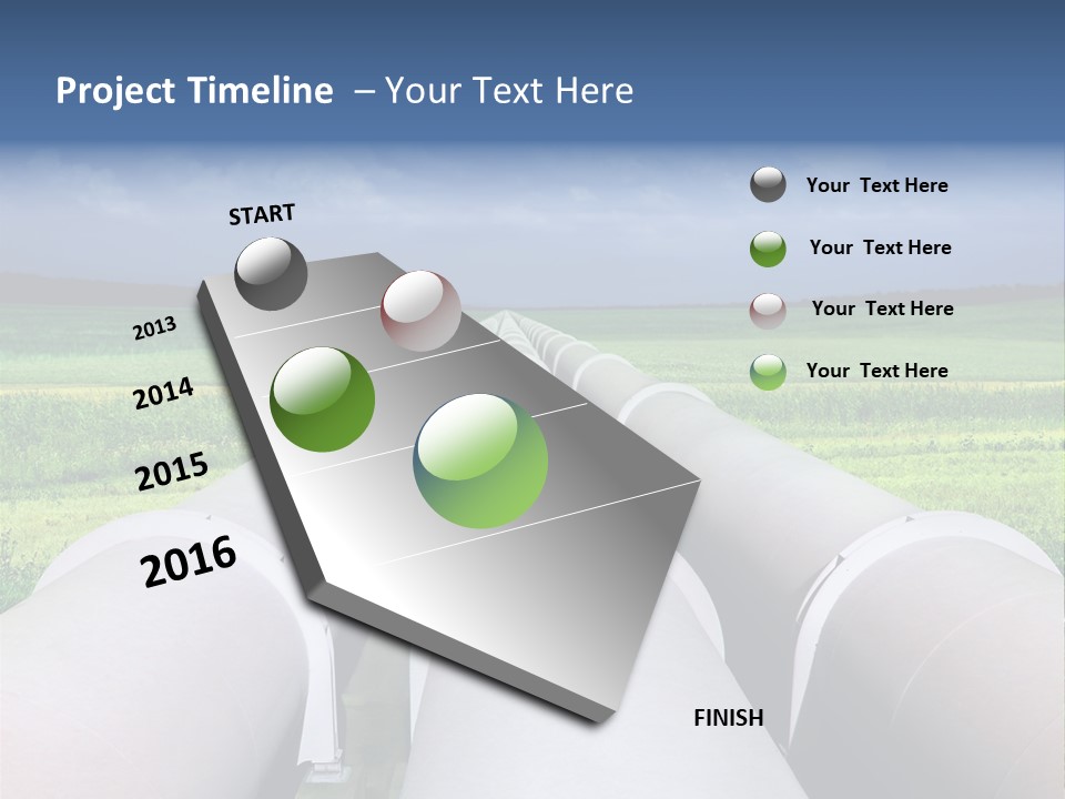 Underground Reliable Conduit PowerPoint Template