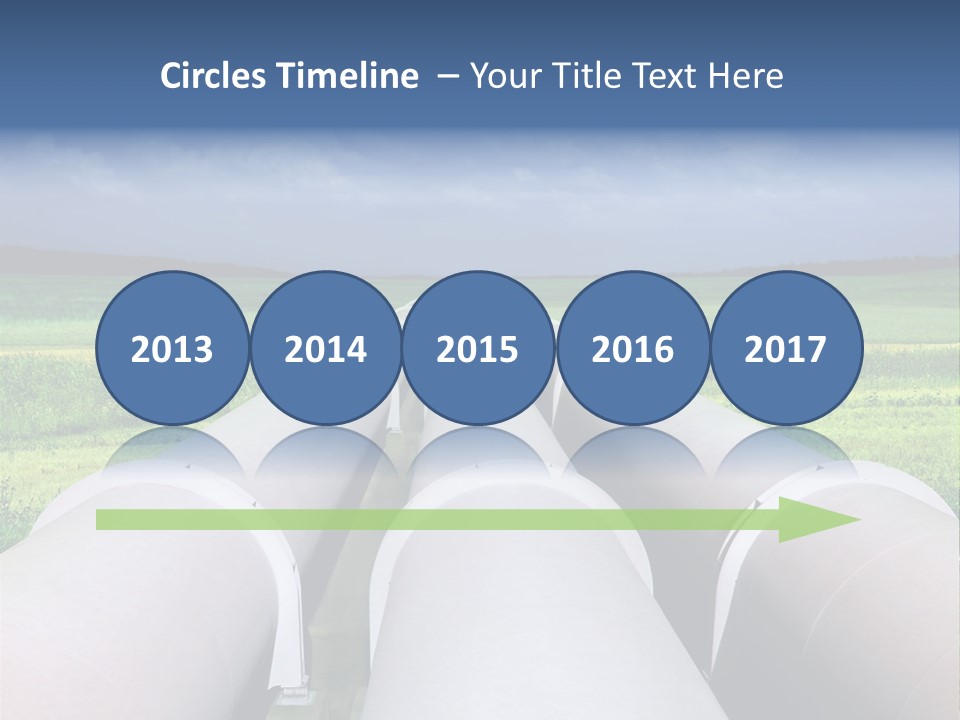 Underground Reliable Conduit PowerPoint Template