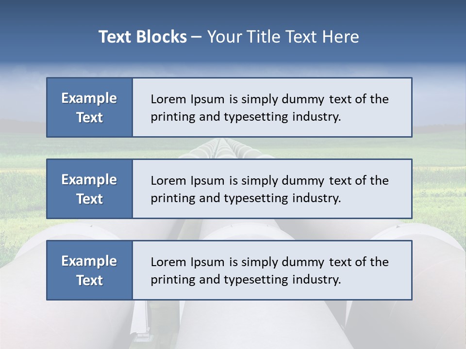 Underground Reliable Conduit PowerPoint Template