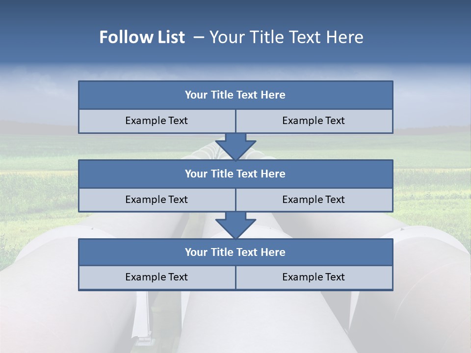 Underground Reliable Conduit PowerPoint Template