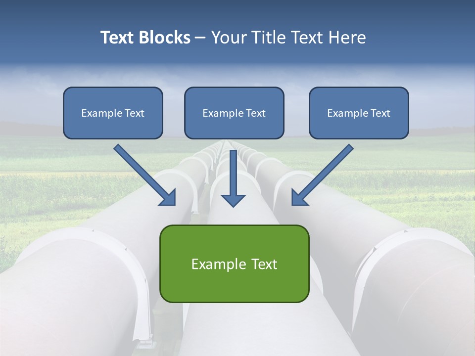 Underground Reliable Conduit PowerPoint Template