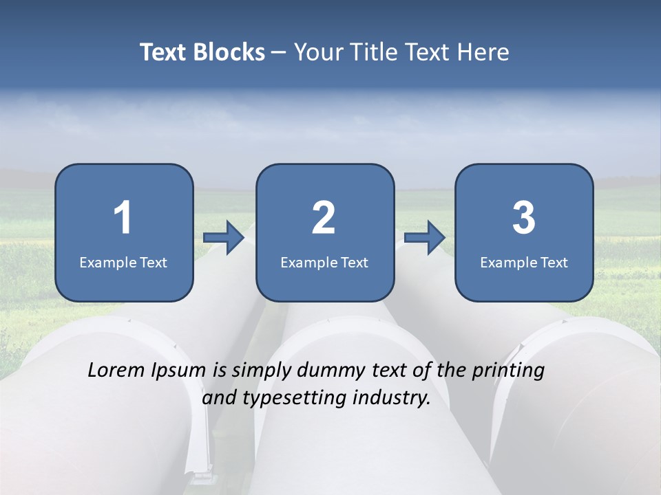 Underground Reliable Conduit PowerPoint Template