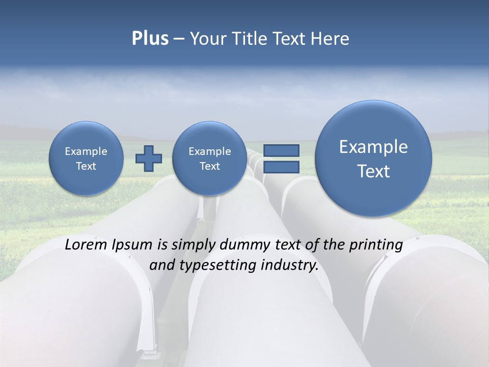 Underground Reliable Conduit PowerPoint Template