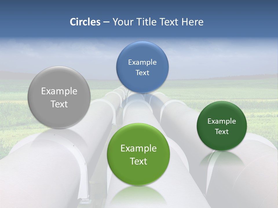 Underground Reliable Conduit PowerPoint Template