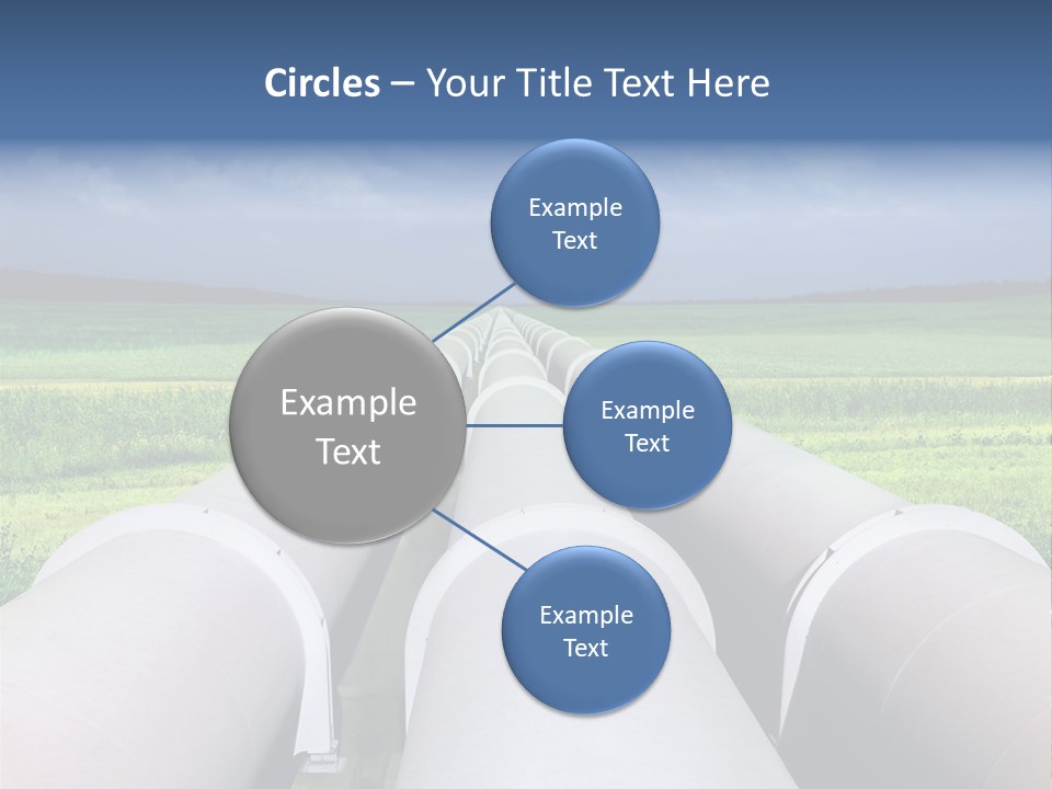 Underground Reliable Conduit PowerPoint Template