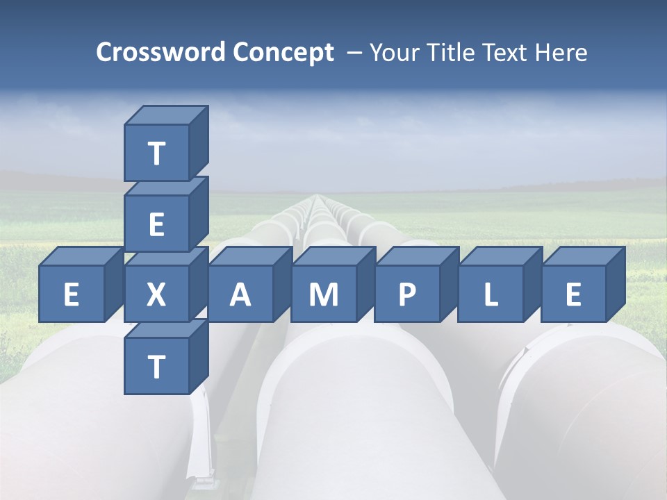 Underground Reliable Conduit PowerPoint Template