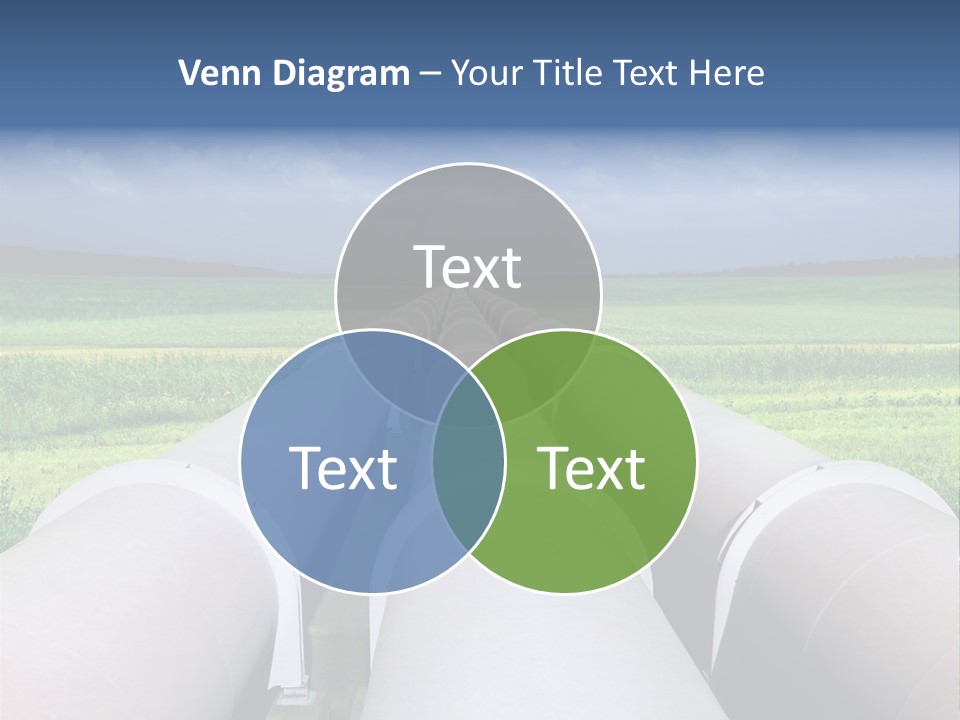 Underground Reliable Conduit PowerPoint Template