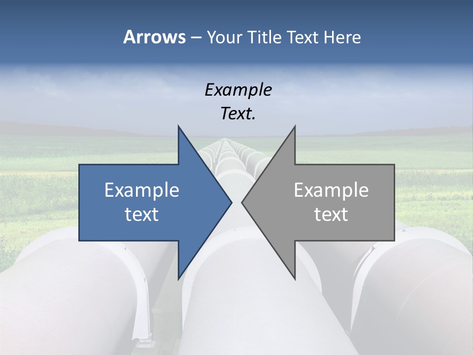 Underground Reliable Conduit PowerPoint Template