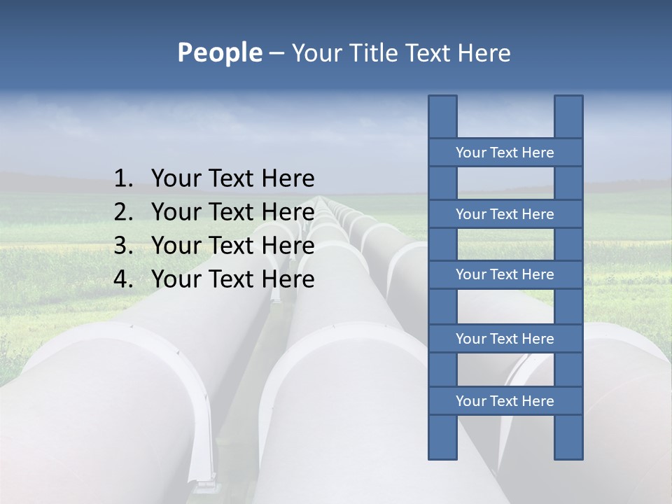 Underground Reliable Conduit PowerPoint Template