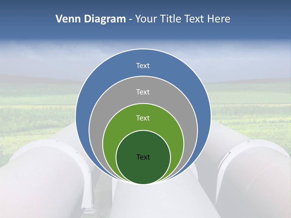 Underground Reliable Conduit PowerPoint Template