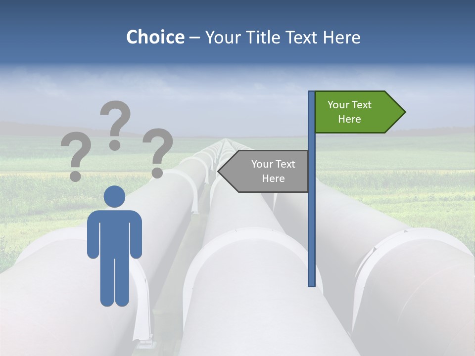 Underground Reliable Conduit PowerPoint Template