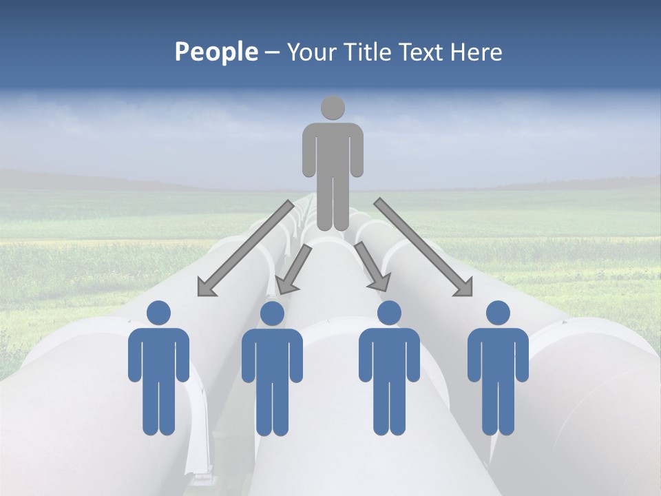 Underground Reliable Conduit PowerPoint Template