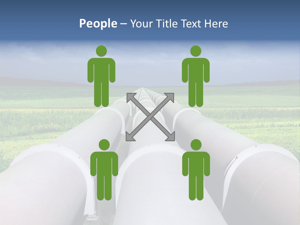 Underground Reliable Conduit PowerPoint Template