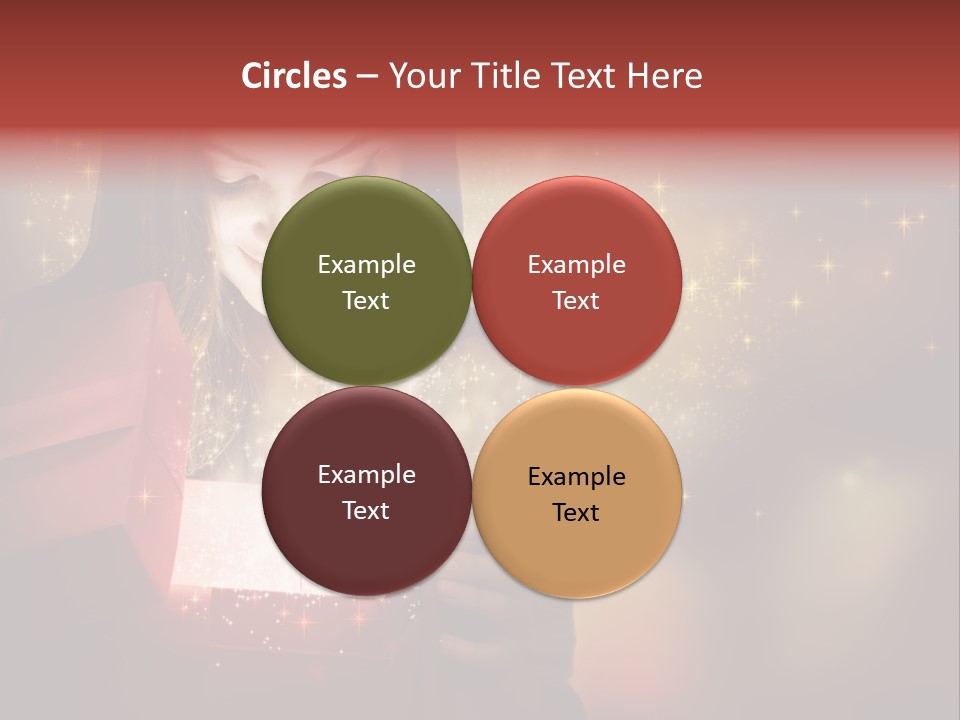 Abstract Laugh Portrait PowerPoint Template