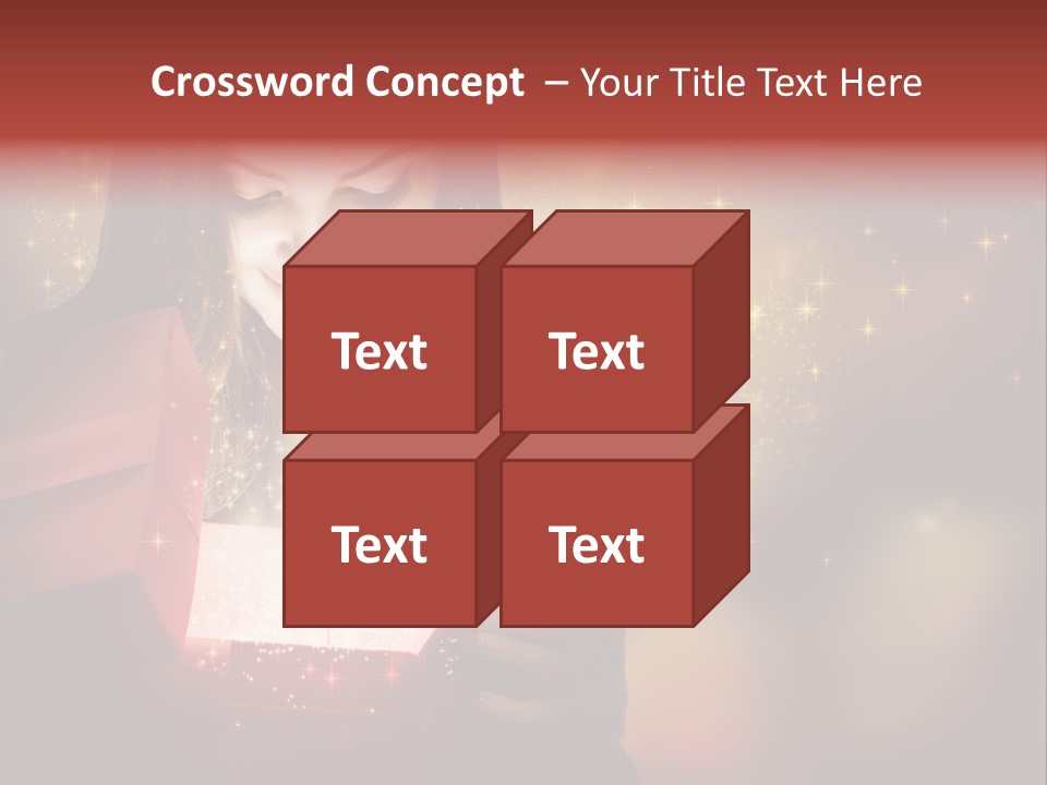 Abstract Laugh Portrait PowerPoint Template