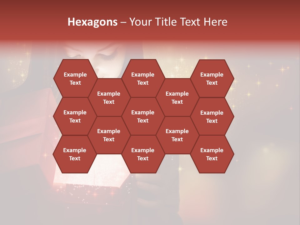 Abstract Laugh Portrait PowerPoint Template