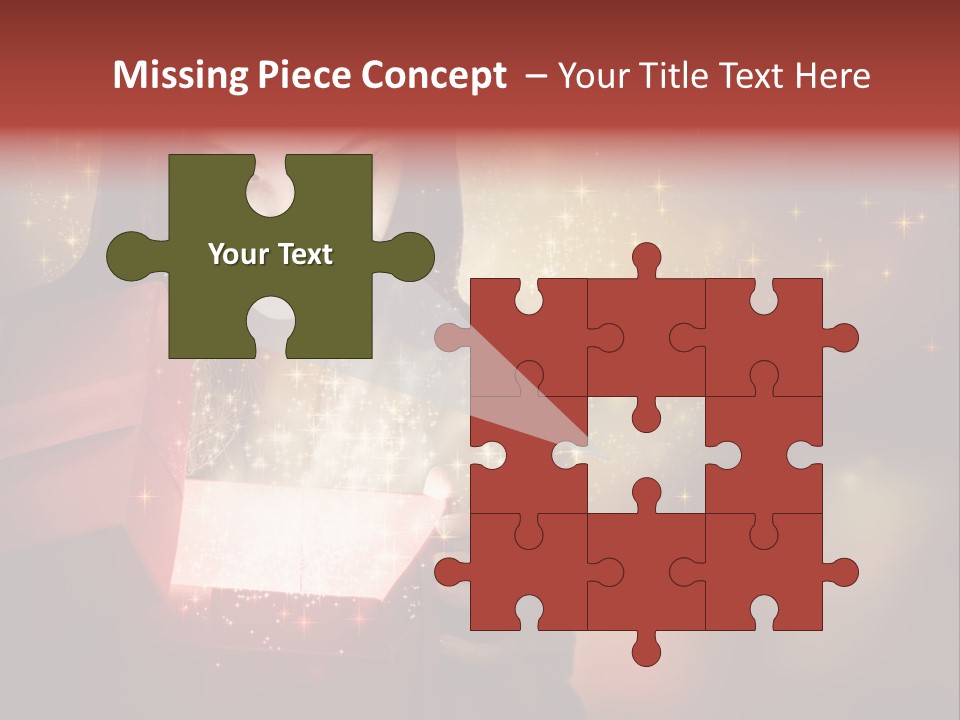 Abstract Laugh Portrait PowerPoint Template