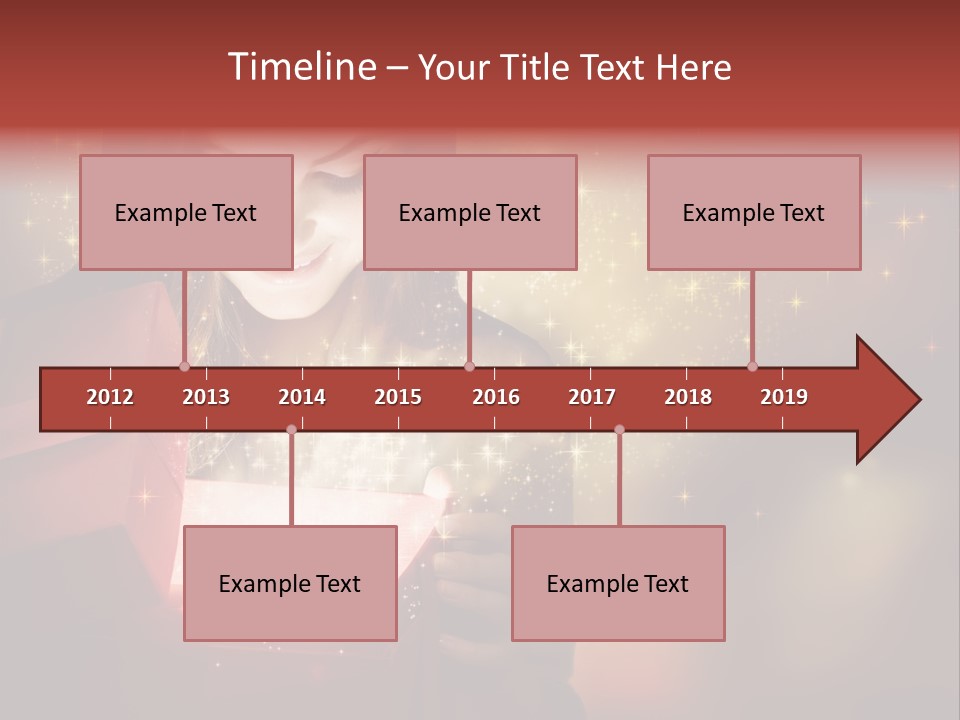 Abstract Laugh Portrait PowerPoint Template