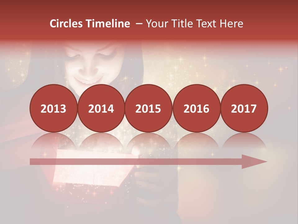 Abstract Laugh Portrait PowerPoint Template