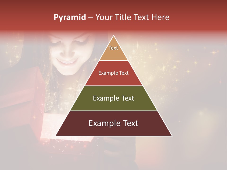 Abstract Laugh Portrait PowerPoint Template