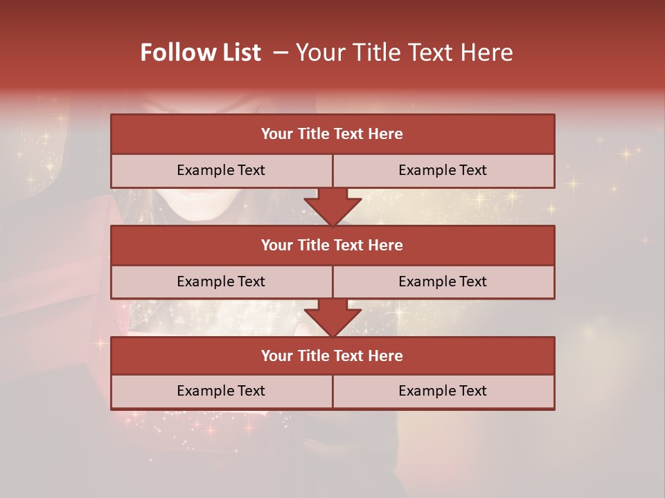 Abstract Laugh Portrait PowerPoint Template