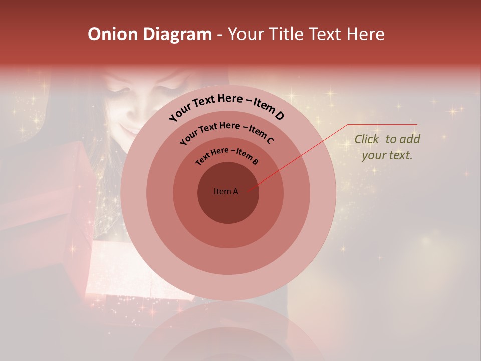 Abstract Laugh Portrait PowerPoint Template