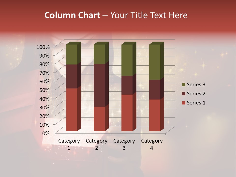 Abstract Laugh Portrait PowerPoint Template