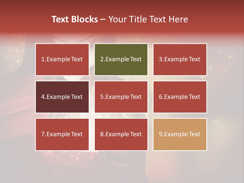 Abstract Laugh Portrait PowerPoint Template