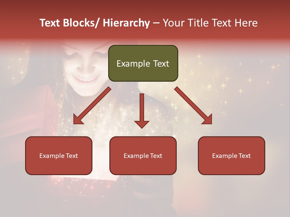 Abstract Laugh Portrait PowerPoint Template